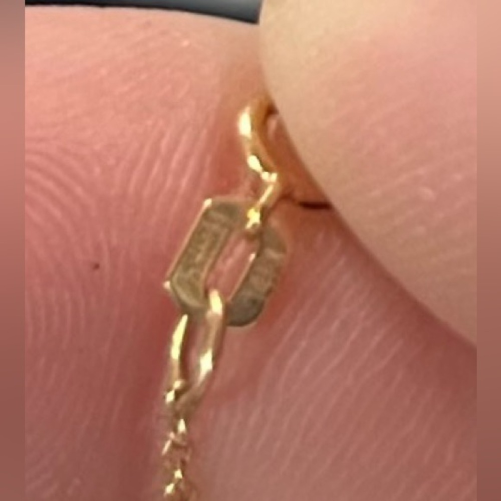 14K rose gold with white and chocolate diamond, Effy brand necklace - Picture 2 of 4